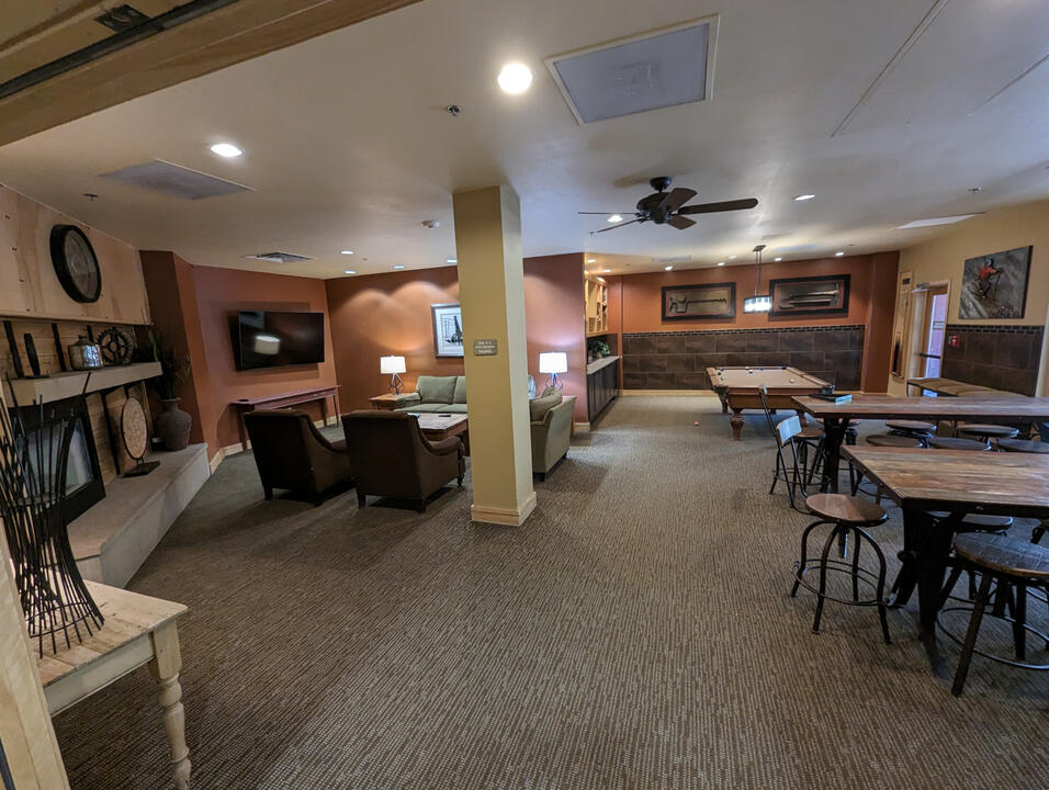 Rec Room w/ new 70&quot; TV and a pool table