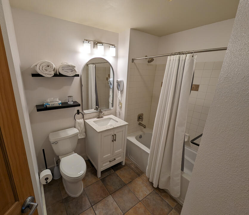 Bathroom updated in June 2023